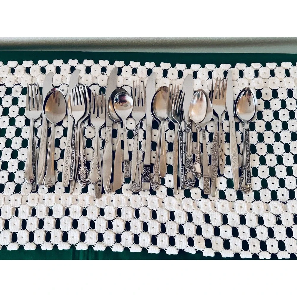 Vintage Mismatched Flatware Sets—Service for 6 (30 pieces)